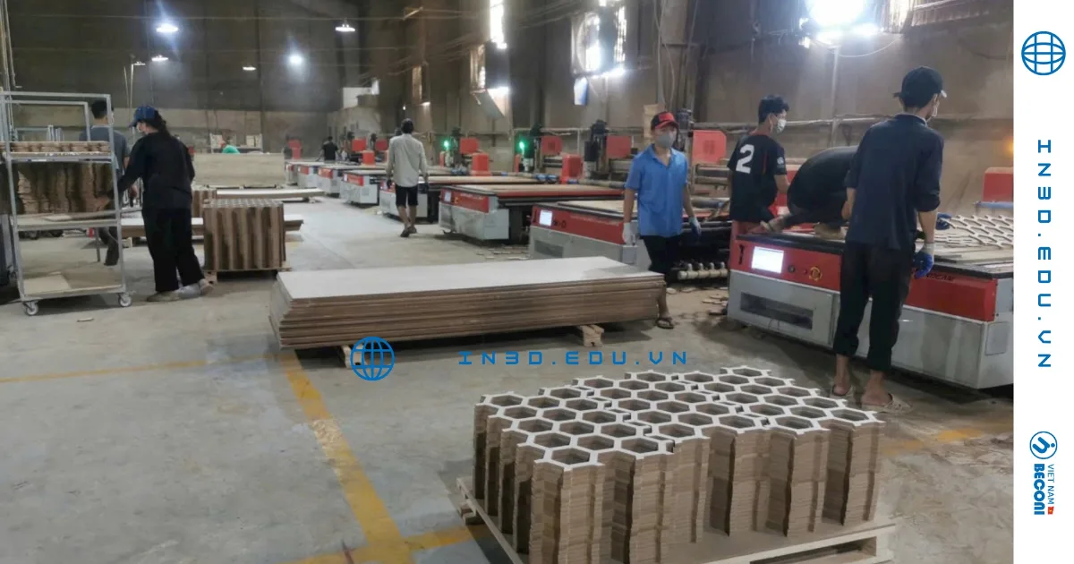Multi-axis CNC carving in solid wood – freeform relief surfaces for patterns and molds