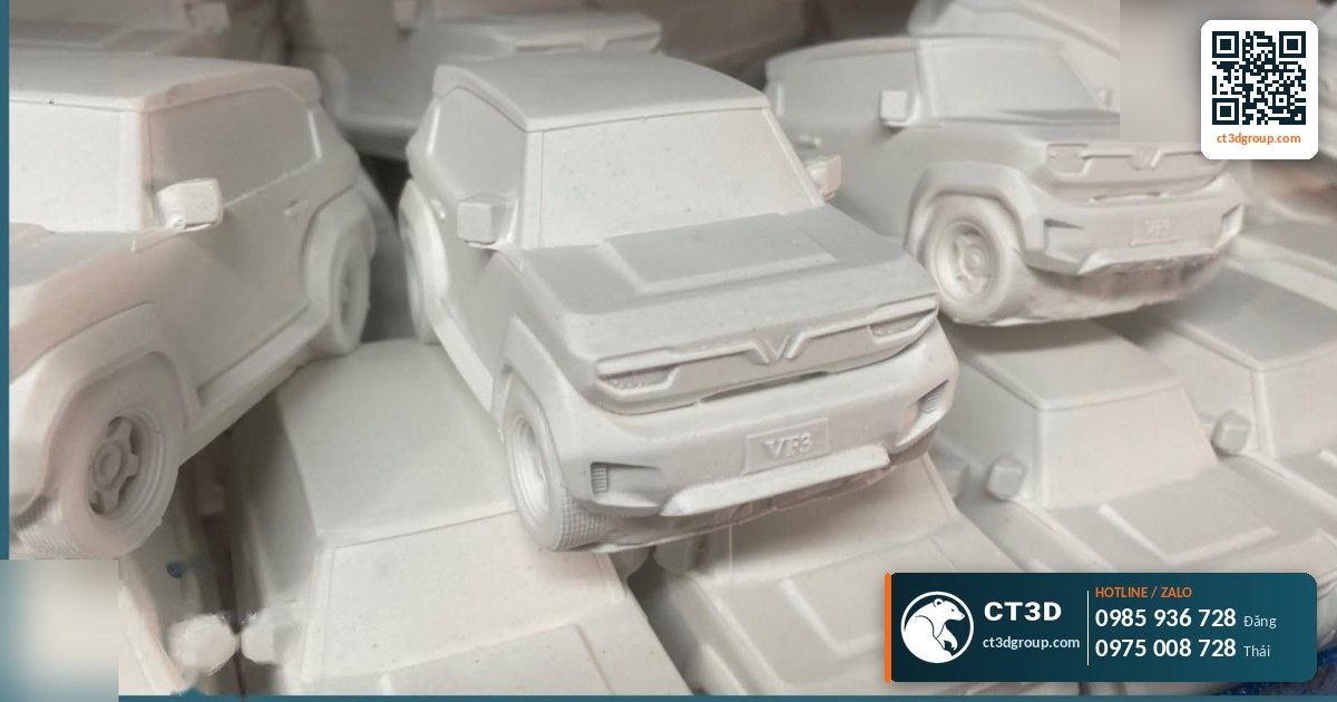 Làm mascot, linh vật: CNC xốp, phủ composite và in 3D chi tiết mặt