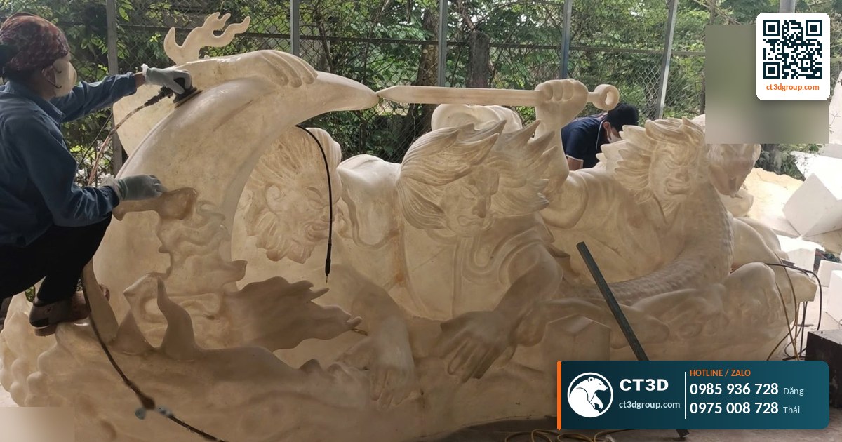 Making mascots: CNC foam cutting, composite coating and 3D-printed facial details – illustration 1