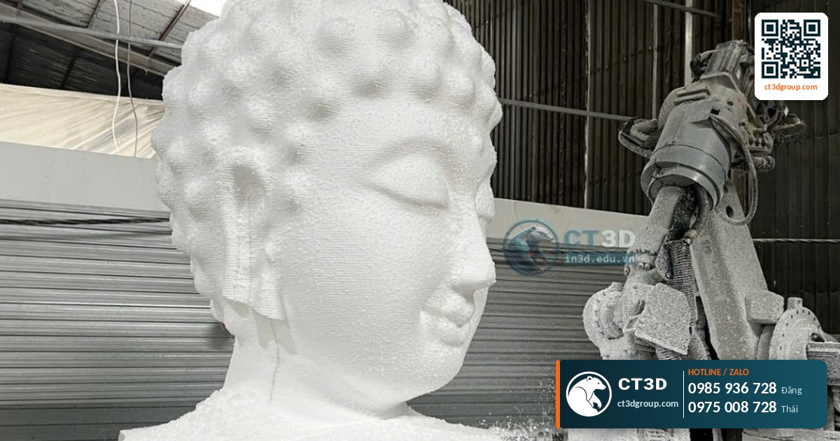 CNC foam cutting in Vietnam: EPS/XPS mascots, terrain models and composite cores – CT3D – image 2