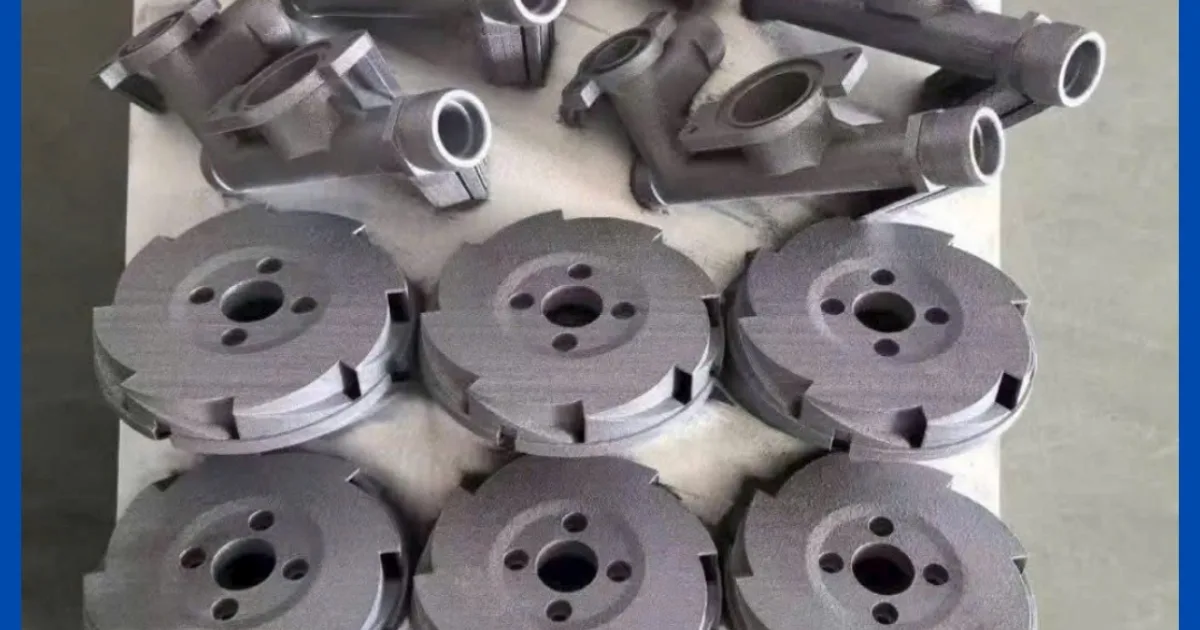 SLM metal 3D printed parts on the build plate before support removal – CT3D, Vietnam